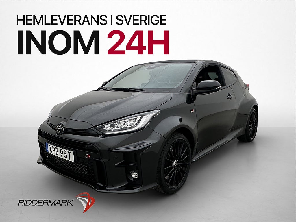 Toyota Yaris GR  iMT 261hk 4WD JBL Navi HuD Kamera Halvskinn