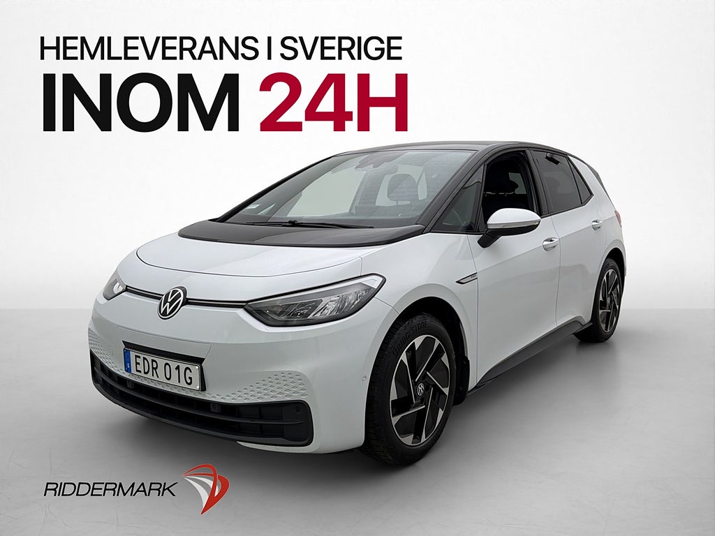 Volkswagen ID.3 Pro Performance Värmare Kamera Navi MOMS