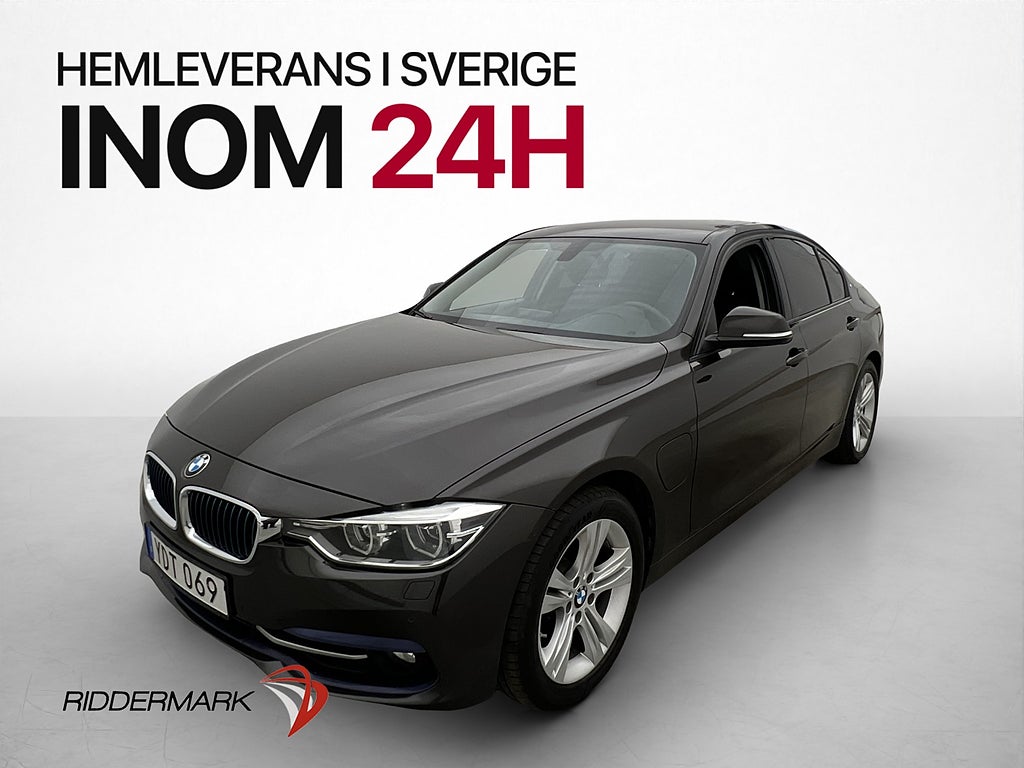 BMW 330e 252hk Ladd Hybrid Sportline 360kr skatt Välskött