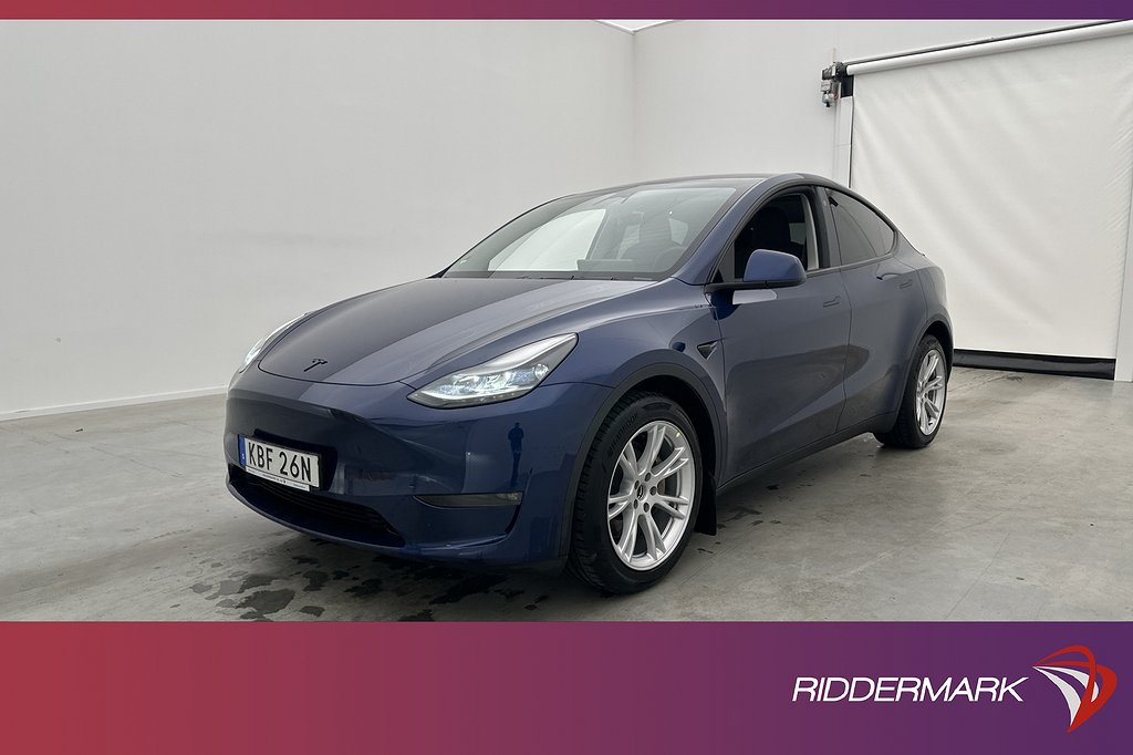 Tesla Model Y Long Range AWD En-Brukare Svensksåld Dragkrok