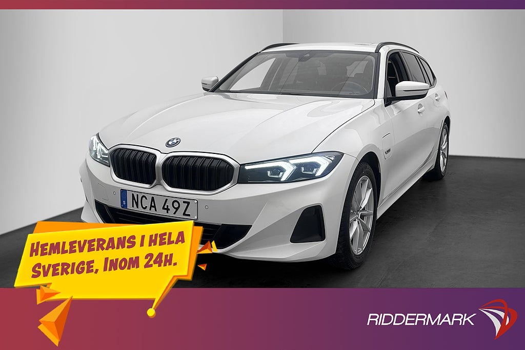 BMW 330e Touring 292hk Dragkrok Widescreen HiFi Navi MOMS