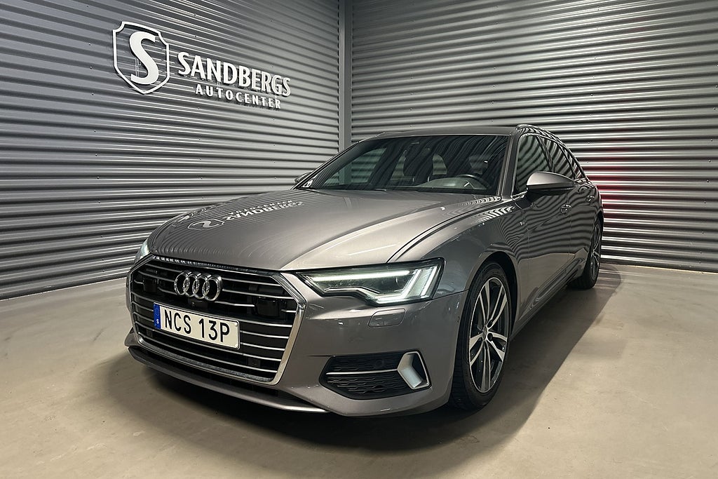 Audi A6 Avant 40 TDI Q S-Line 360° Värmare Matrix Cockpit Drag