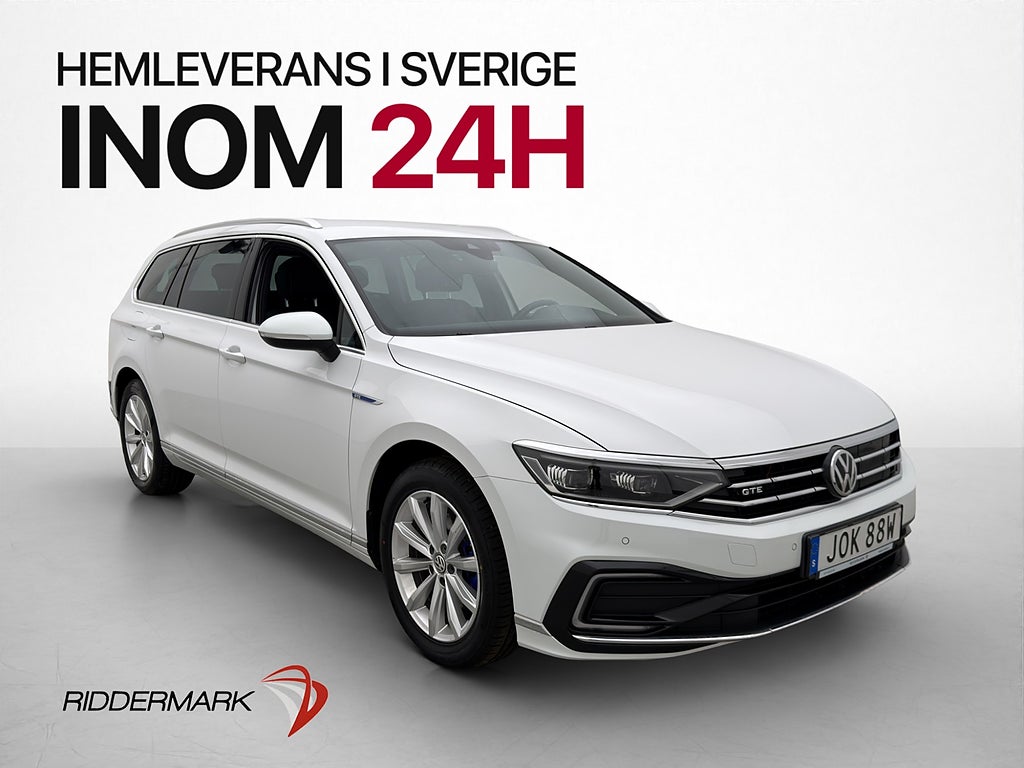 Volkswagen Passat GTE 218hk Cockpit Värm Drag 1-Äga