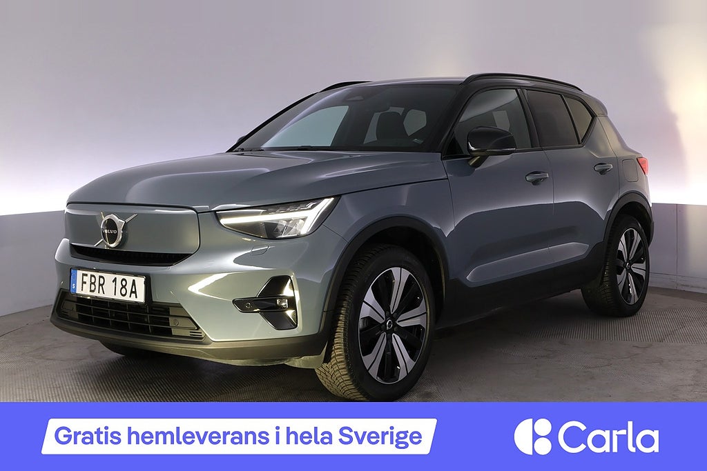 Volvo XC40 Recharge Twin Plus Kamera Elstol BLIS Navi Drag