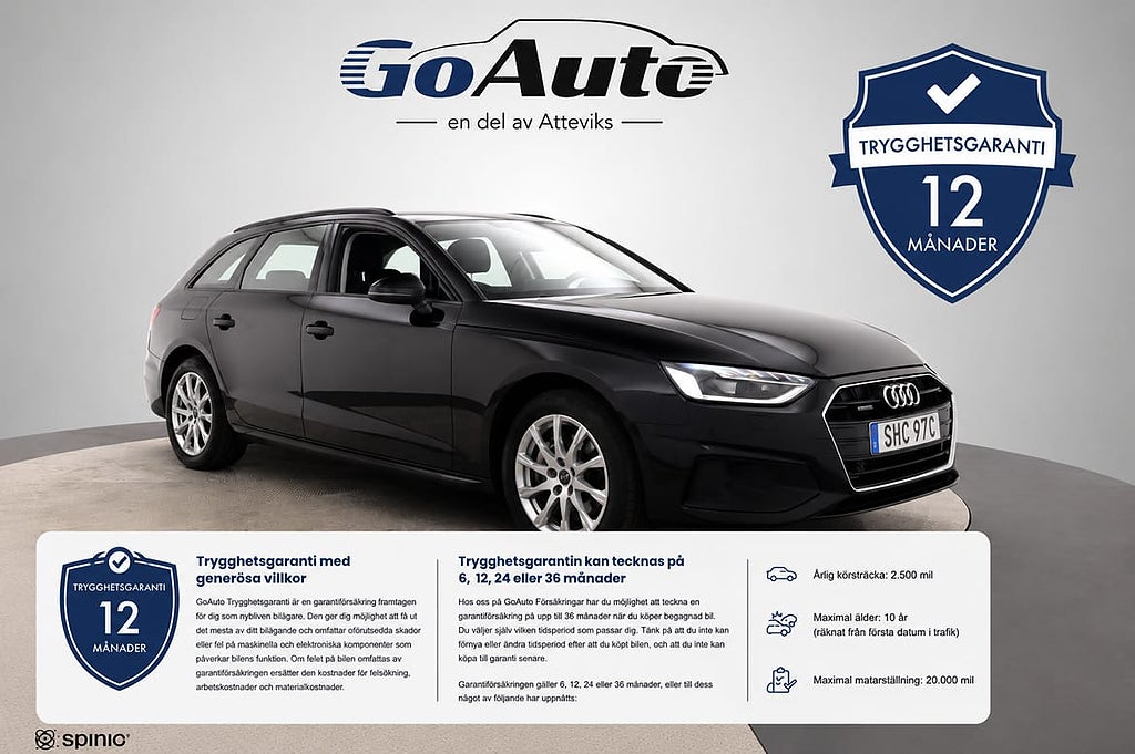 Audi A4 Avant 40 TDI quattro Proline 204 hk S tronic Drag...