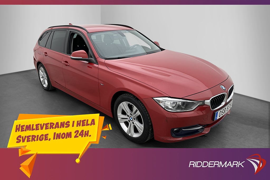 BMW 318 D Touring 143hk Sport line HiFi Dragkrok Sensorer