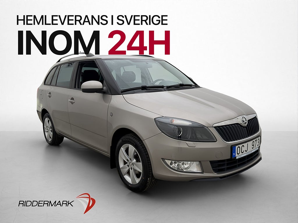 Skoda Fabia 1.2 TSI 86hk Ambition Sensorer 0,49l/mil 1 Bruk