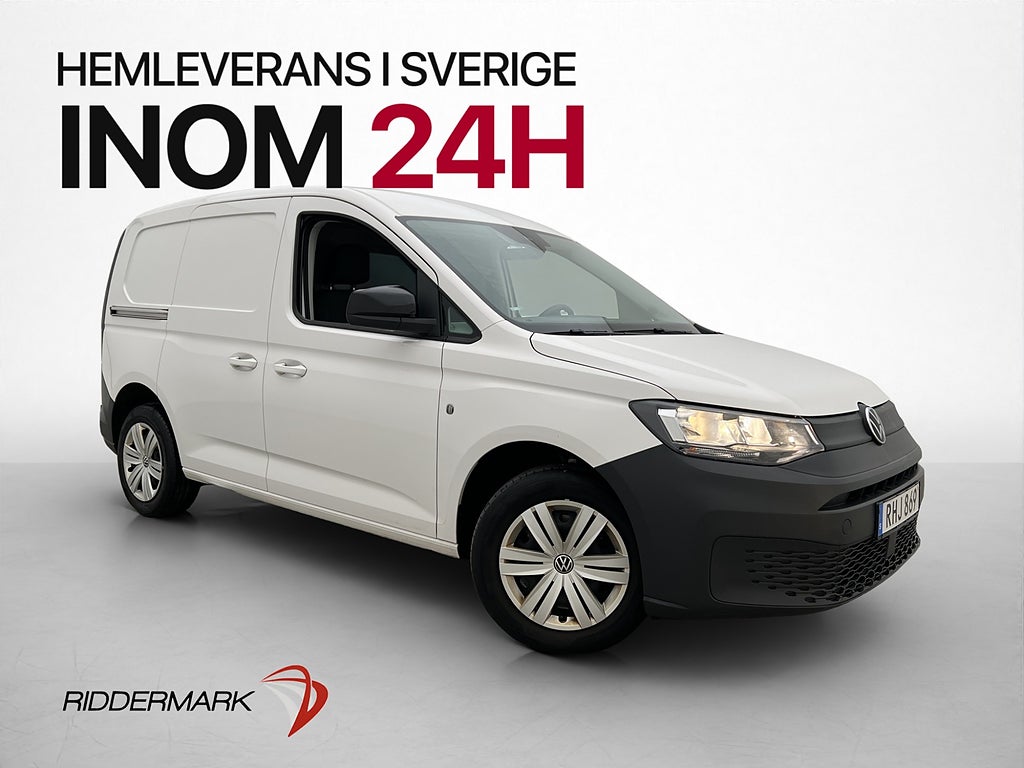Volkswagen Caddy Cargo Värm Drag PDC V-Inredd CARPLAY Moms