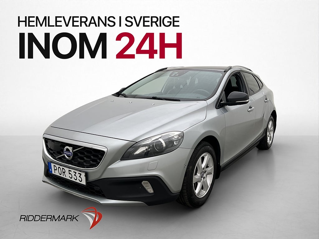 Volvo V40 Cross Country D4 190hk Summum Pano Kamera Värmare