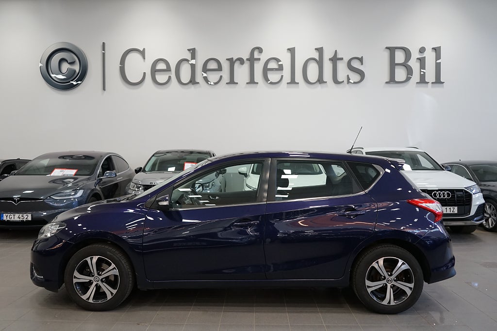 Nissan Pulsar 1.2T Navi B-kamera Drag Fullservad Keyless V-hjul Eu 6
