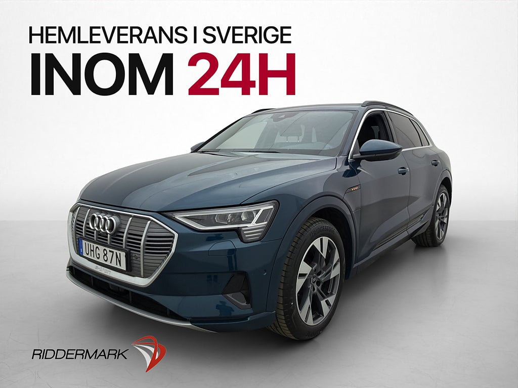 Audi E-Tron 55 Quattro Dragkrok 360° Kamera Halvskinn