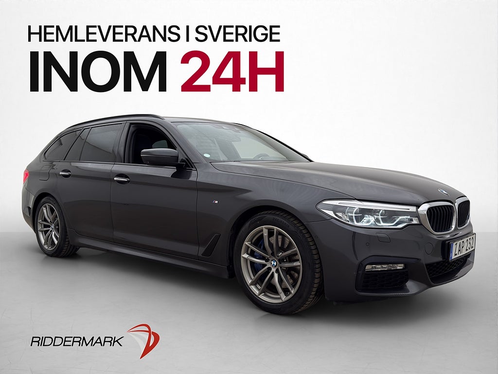 BMW 530i xDrive Innovation Pano H/K HUD 360° Värmare Drag