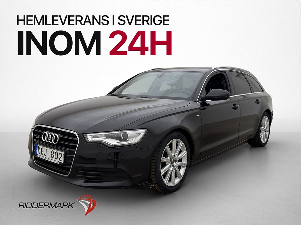 Audi A6 3.0 TDI V6 Quattro 204hk Full S-Line Dragkrok