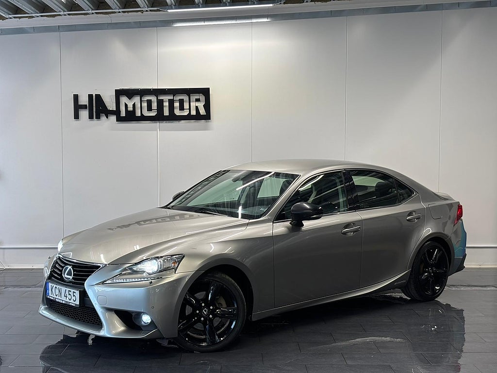 Lexus IS 300h 2.5 CVT F Sport |BKam|Skinn|NyServ|Kamkedja|
