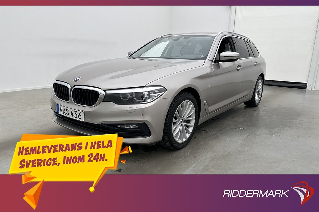 BMW 520d xDrive Touring 190hk Sportline Kamera Navi Drag