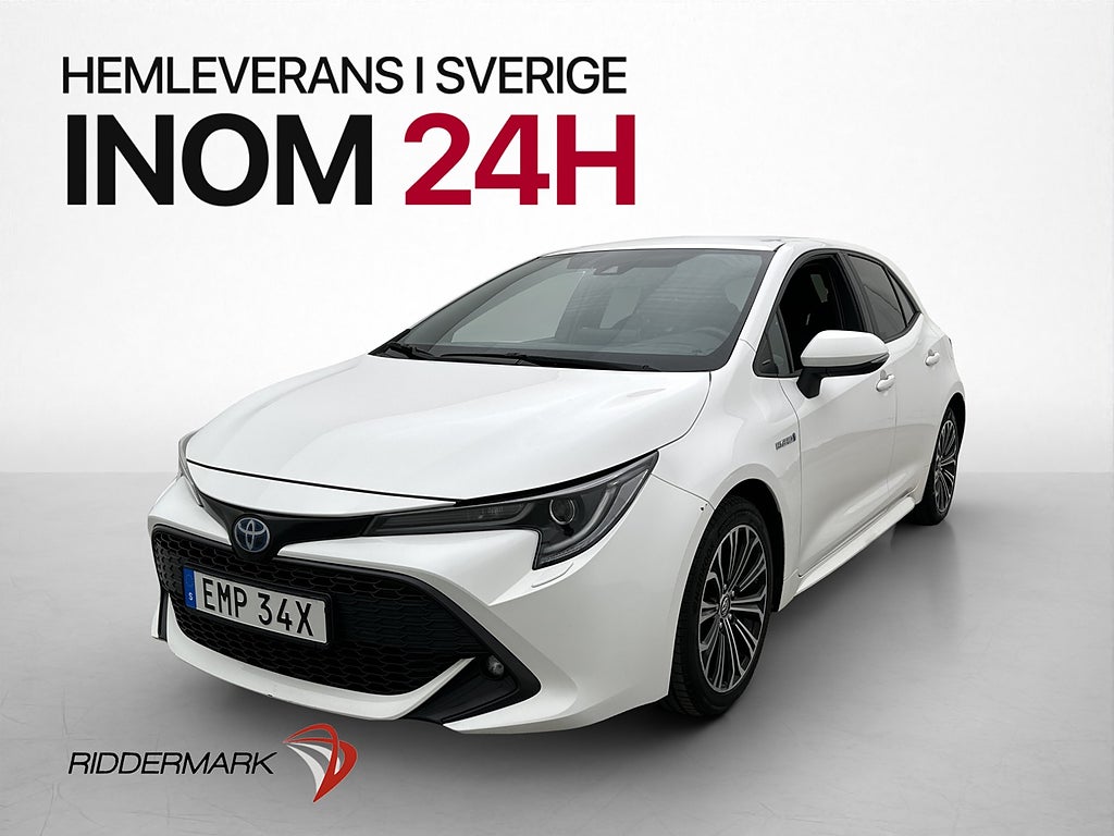 Toyota Corolla Hybrid 184hk Style Kamera Rattvärme Adaptiv