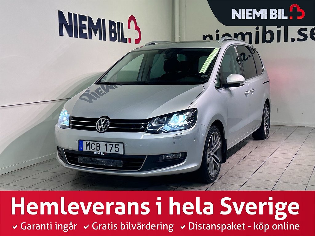 Volkswagen Sharan 2.0 TDI 4M 7-sits 150hk Bkam/Drag/Dvärm