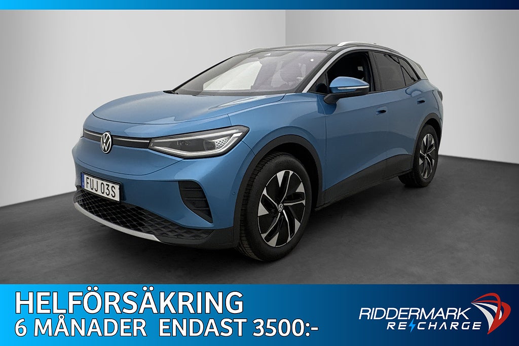 Volkswagen ID.4 Pro Värmare Pano Dragkrok Kamera Halvskinn