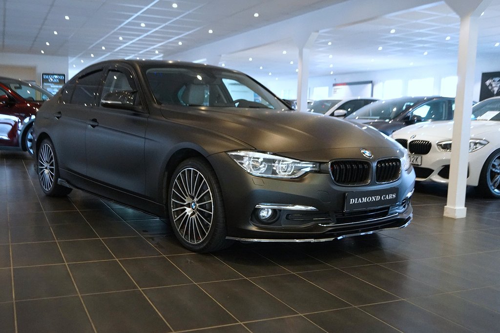 BMW 320 d Sedan Luxury Line Ny Servad Mattsvart