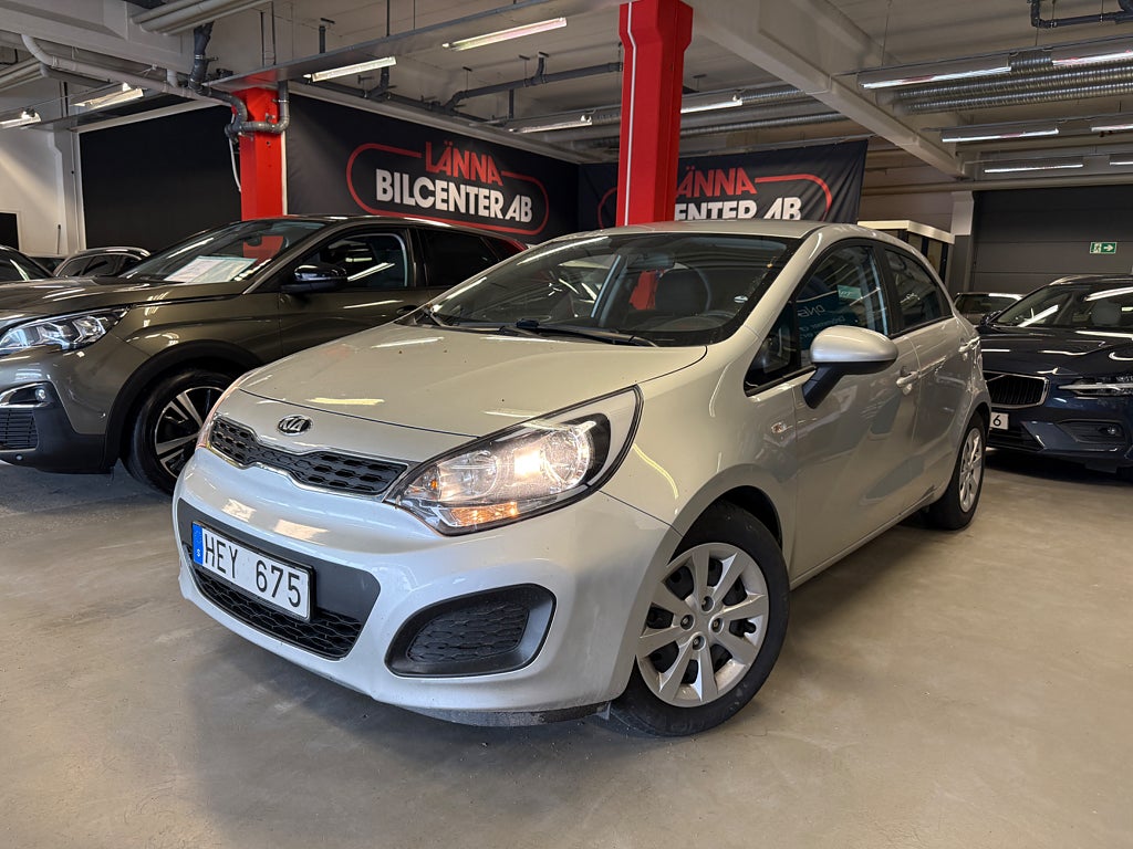 Kia Rio 1.2 CVVT GLS 2 Ägare Låga mil AUX Komplett servad SoV