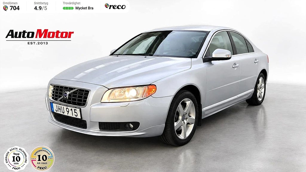 Volvo S80 2.5T Summum Automat 200hk FULLSERVAD