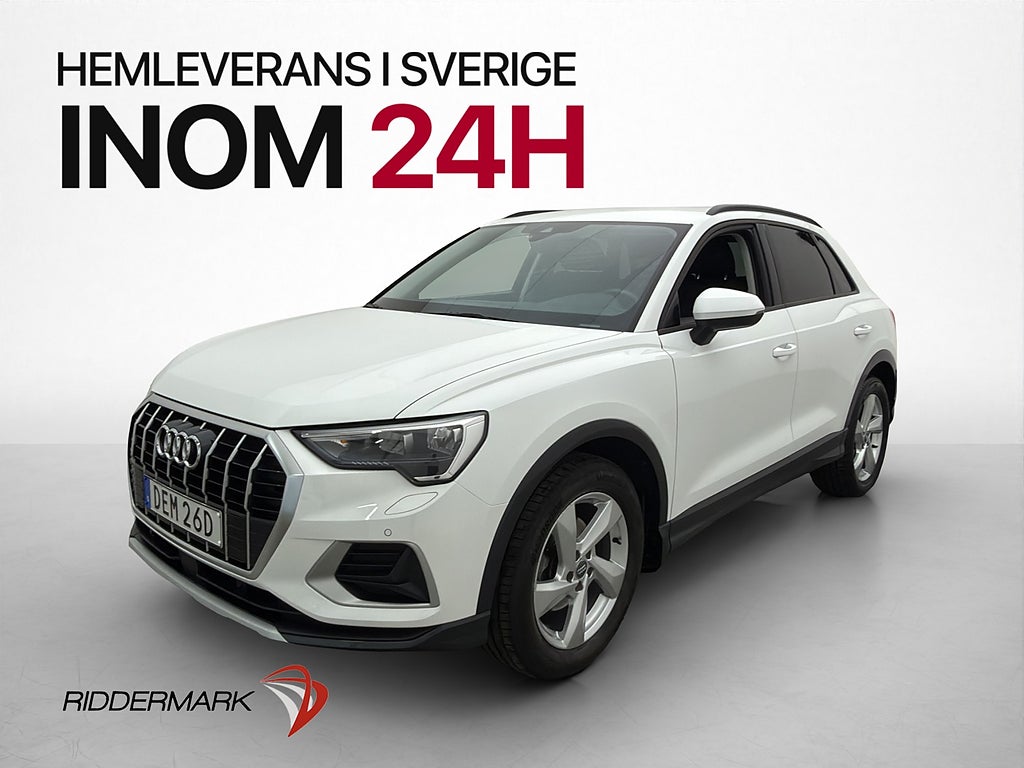 Audi Q3 35 TFSI Advanced Adaptiv-F 0,59l/mil CarPlay ISOFIX