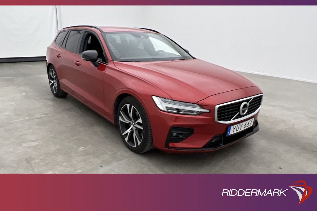 Volvo V60 D4 190hk R-Design VOC Värm H/K HUD 360 4,95% RÄNTA