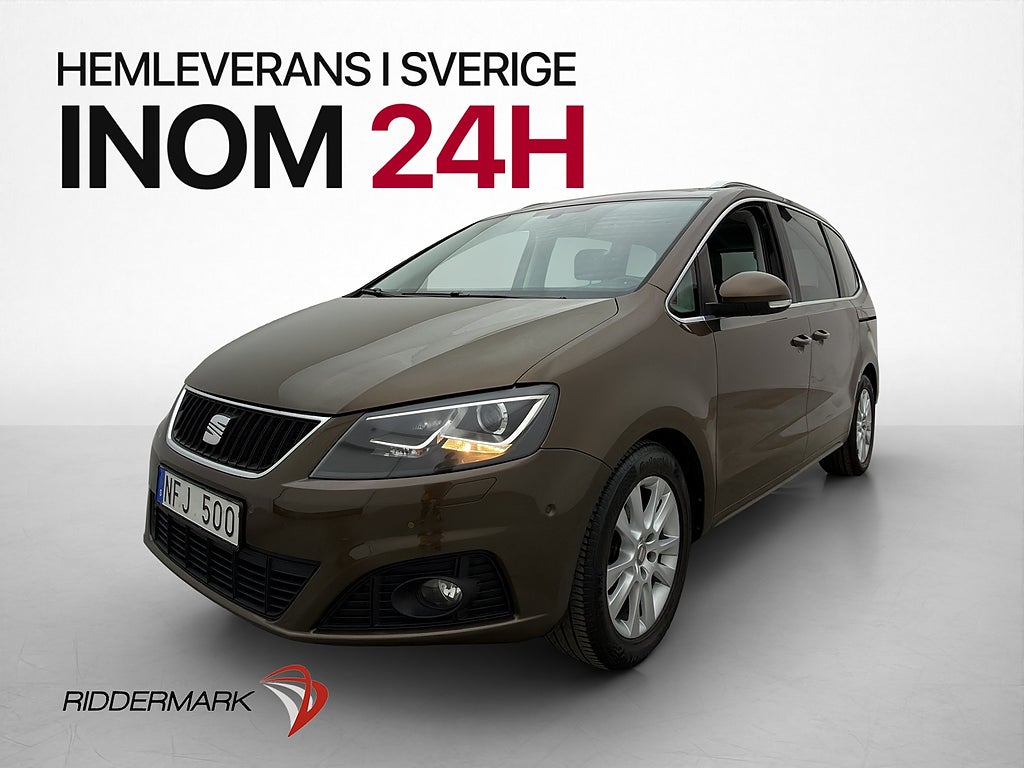 Seat Alhambra Style Advanced 7 sits Pano Drag Kamera Skinn