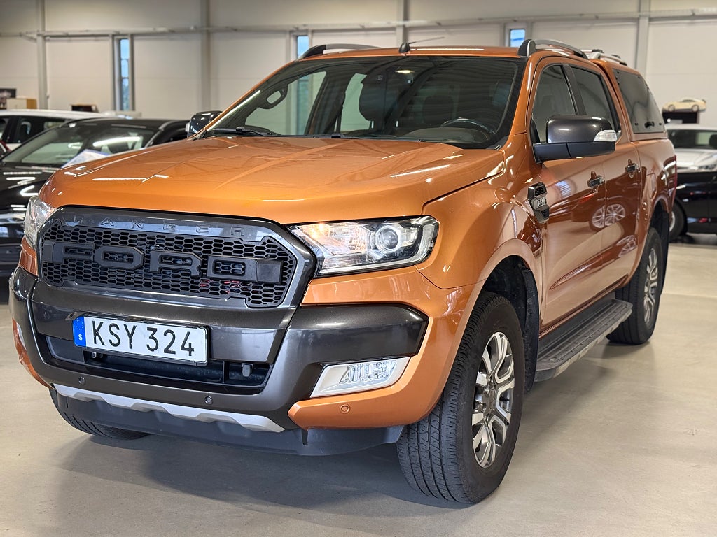 Ford ranger WILDTRAK 3.2 TDCi 4x4 AUT VÄRMARE V-HJUL DRAG