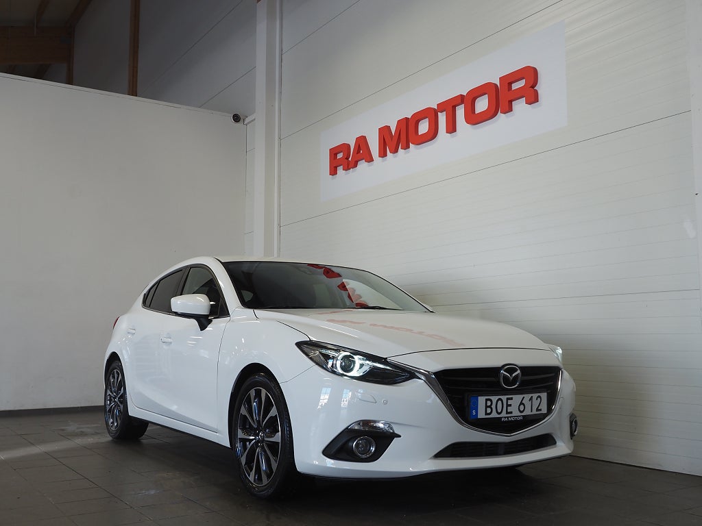 Mazda 3 Sport 2.2 150hk SKYACTIV-D Optimum |Drag|Skinn|HUD|Navi