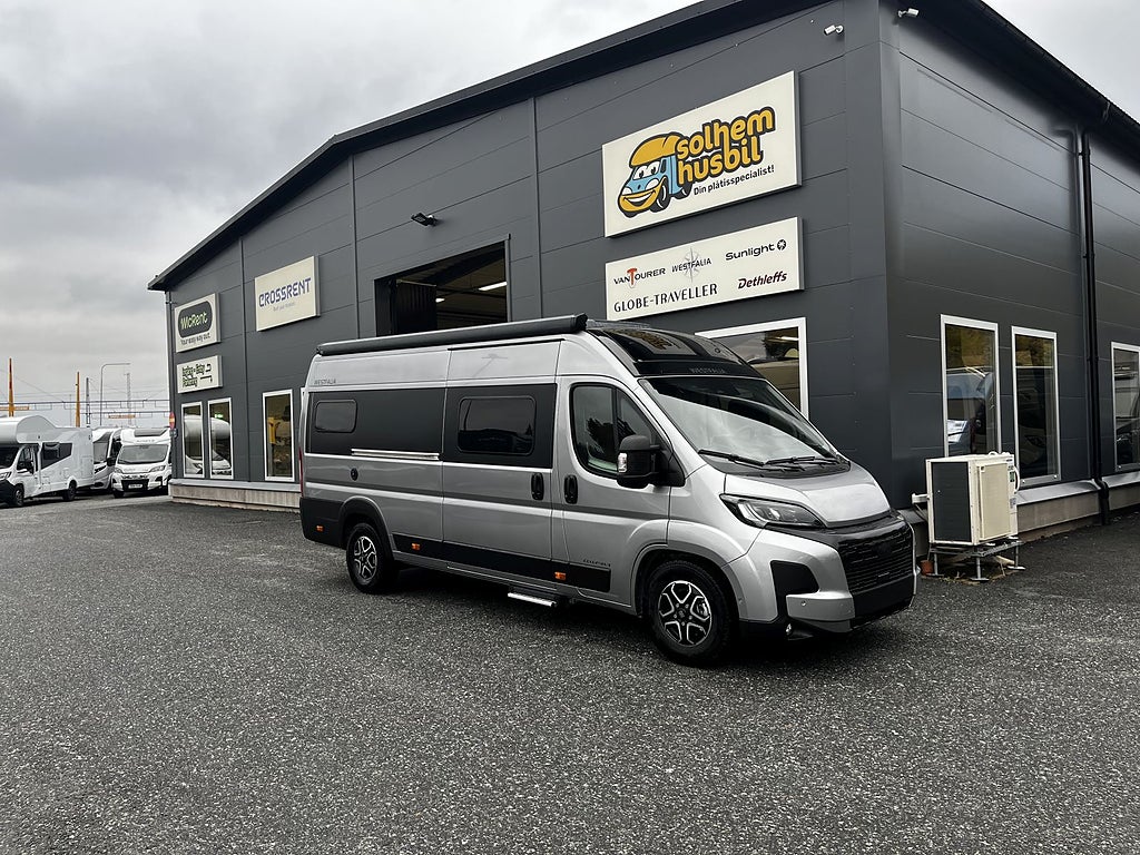 Westfalia Columbus 640E 180 hk, automat, långbäddar, litium, Maxi-chassi