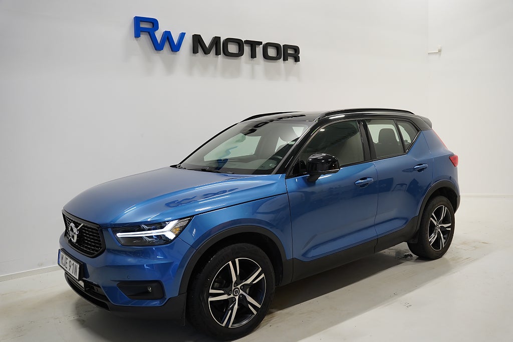 Volvo XC40 D4 AWD 190hk R-Design 360° Pano Drag D-värm B-Kamera