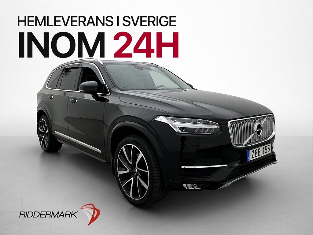 Volvo XC90 D4 AWD Inscription 7-Sits Kamera Navi Värm Drag