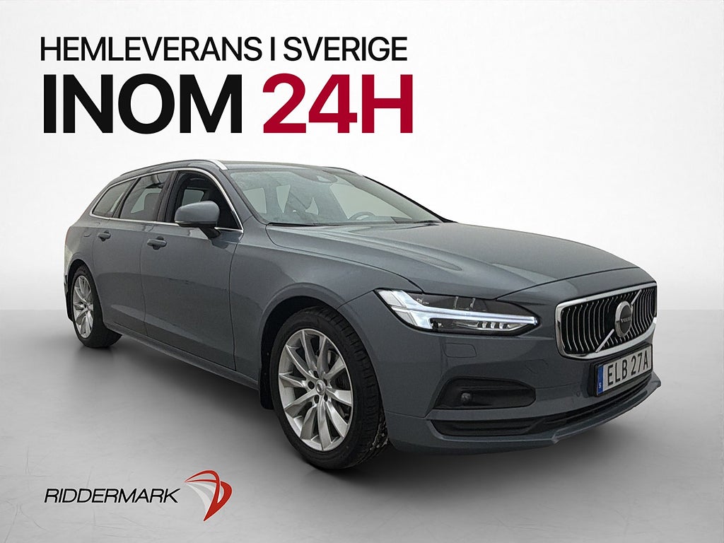 Volvo V90 B4 Momentum Advc H/K Läder Värm Kamera Navi Drag