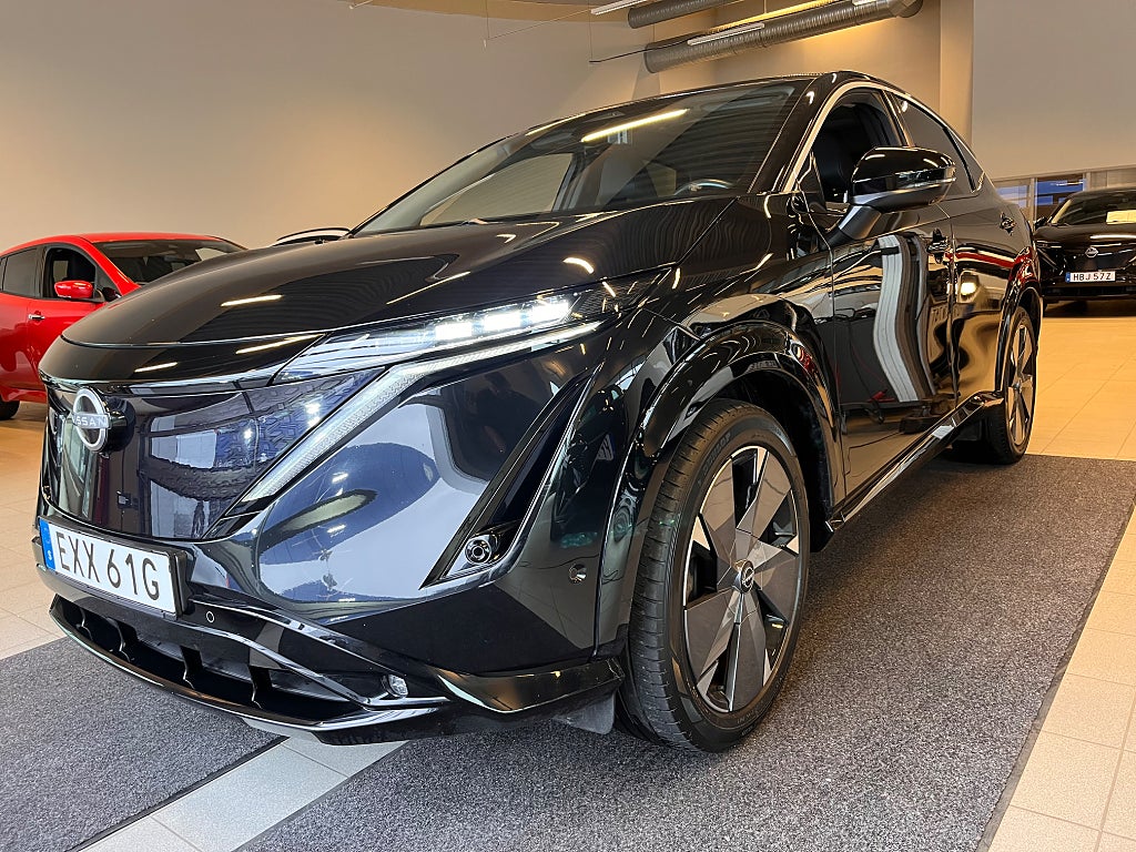 Nissan Ariya 87 kWh Evolve panorama, läder, 360 
