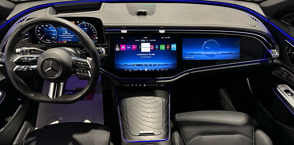 Mercedes-Benz E 300 de 4MATIC AMG Superscreen 20tum Läder - bild 3