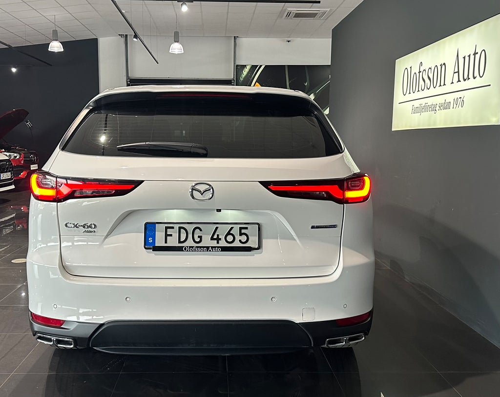 Mazda CX-60 2,5 PHEV Exclusive AWD Läder 327hk Plugg in Värmare - bild 5