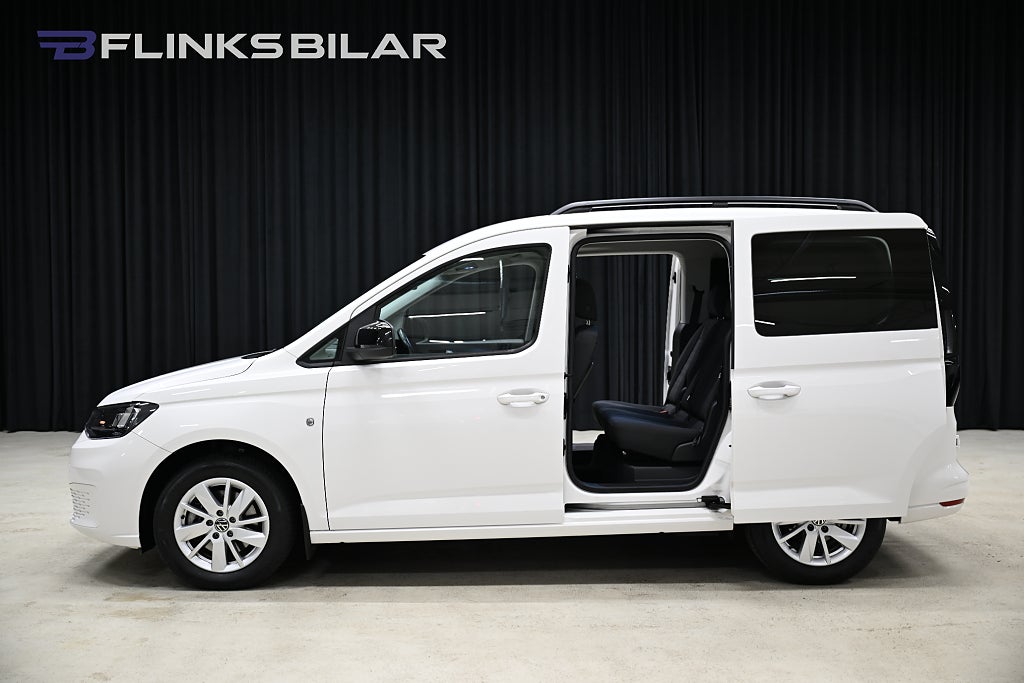 Volkswagen Caddy DSG 122HK Kombi|5-Sits|Dubbeldörr|Drag|Värmare|Leasbar
