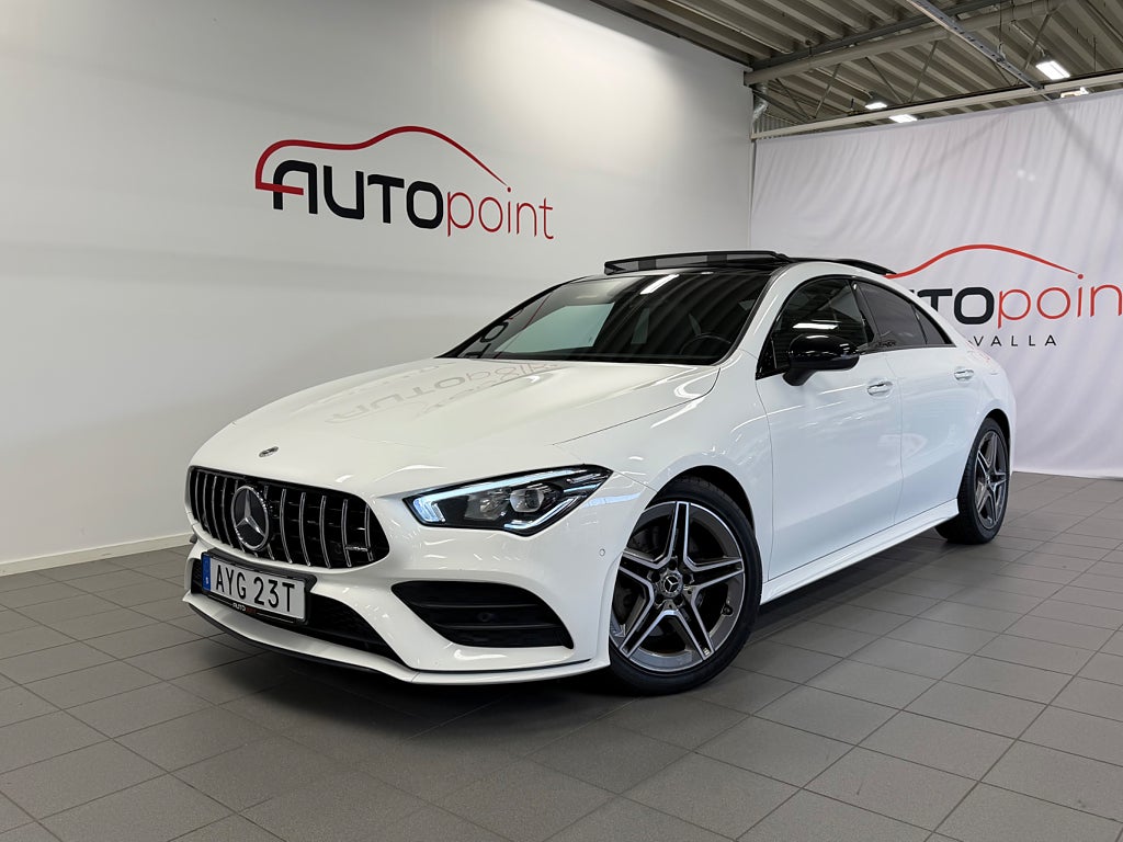 Mercedes-Benz CLA 200 AMG Line 163hk Pano Belysning Nightpack Keyless