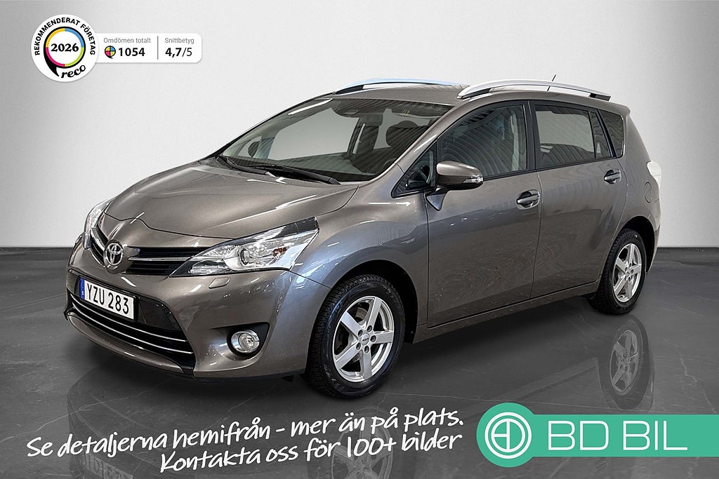 Toyota Verso 1.8 Valvematic 7-SITS LÅGA MIL BACKKAMERA SE SKICK