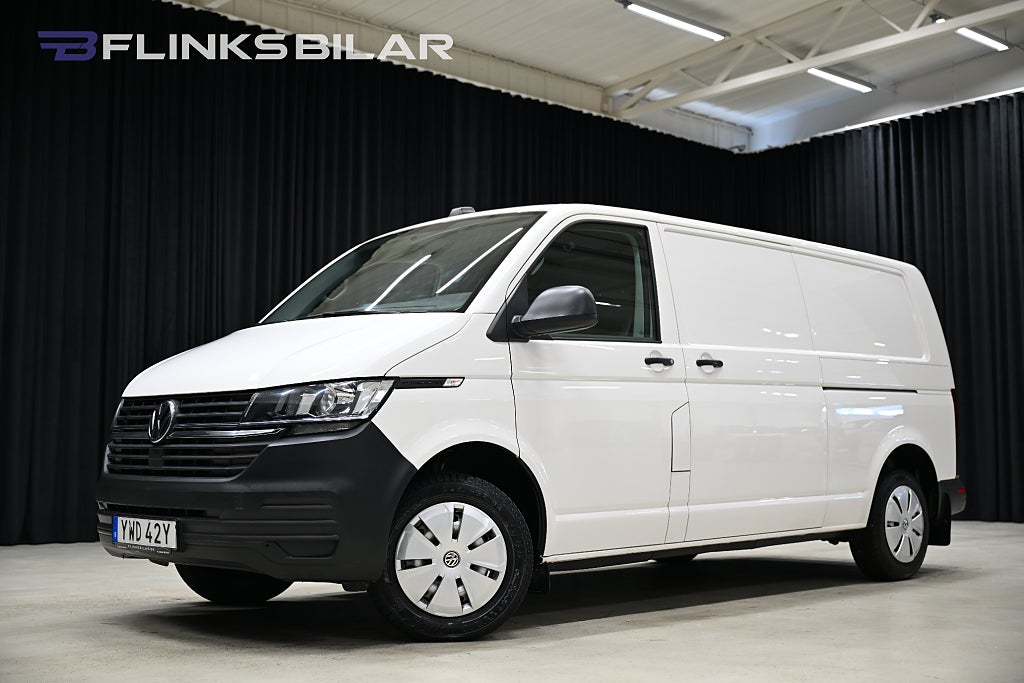 Volkswagen Transporter DSG 150HK L2|Dubbeldörr|Drag|Värmare|Backkamera|Leasbar