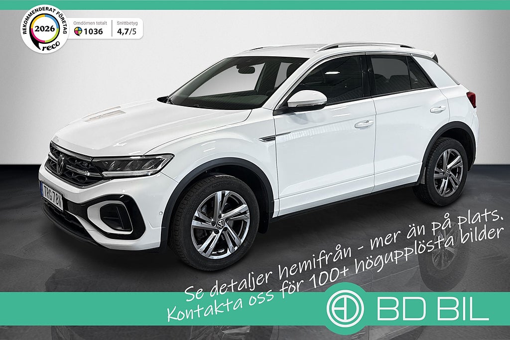 Volkswagen T-Roc 2.0 TDI 4Motion VÄRMARE APPLE CARPLAY MOMS 
