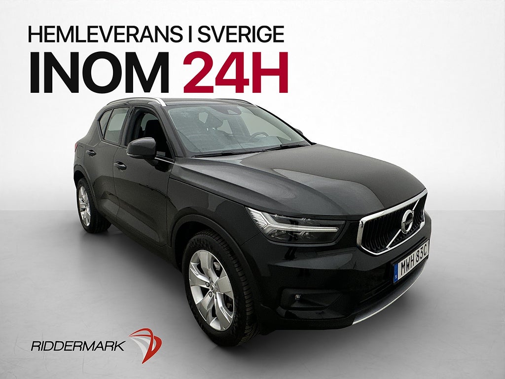 Volvo XC40 T3 163hk Momentum Adv Kam Navi Värm BLIS H-skinn