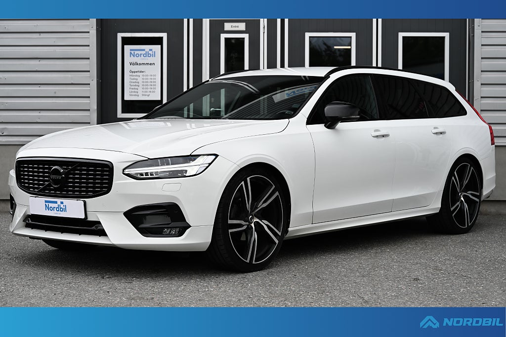 Volvo V90 D4 AWD R-Design B&W Sensus Värmare Drag 21"