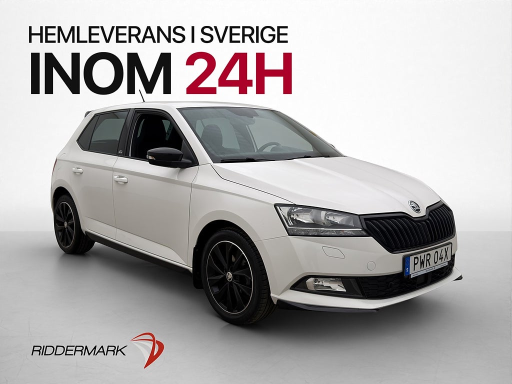 Skoda Fabia TSI 95hk Monte Carlo M&K-Värm P-Sensorer CarPlay