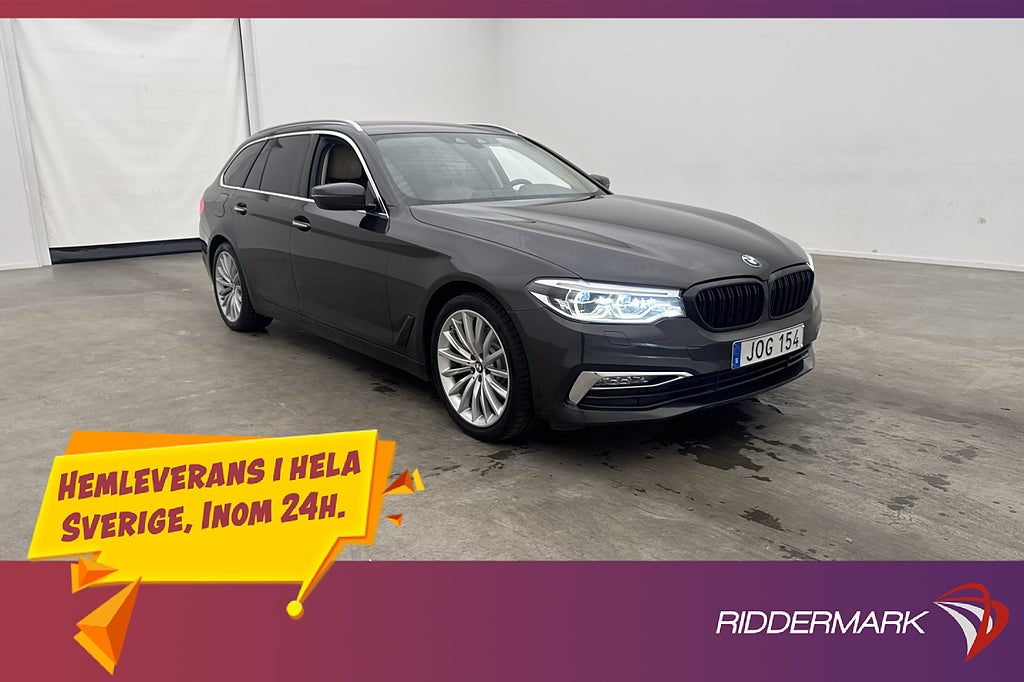 BMW 520 D 190hk Luxury Line Värmare Navi Kamera Drag