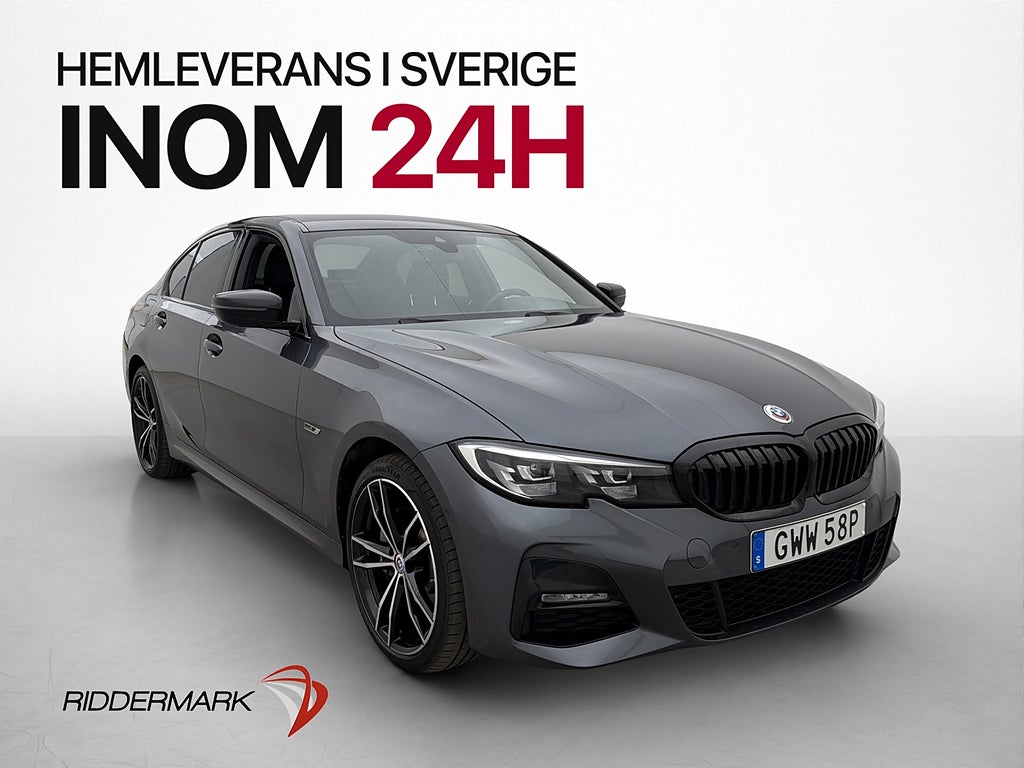 BMW 330e xDrive M Sport Kamera H/K Navi Skinn CarPlay Elstol
