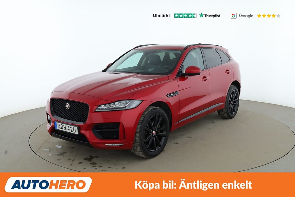 Jaguar F-Pace 30d AWD R-Sport / Värmare, CarPlay, Panorama