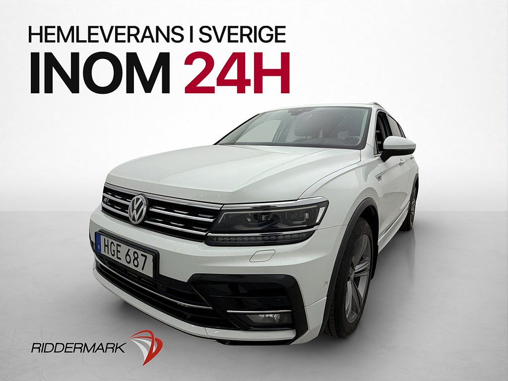 Volkswagen Tiguan Allspace TDI 4M R-line 7-Sits Värmare Drag