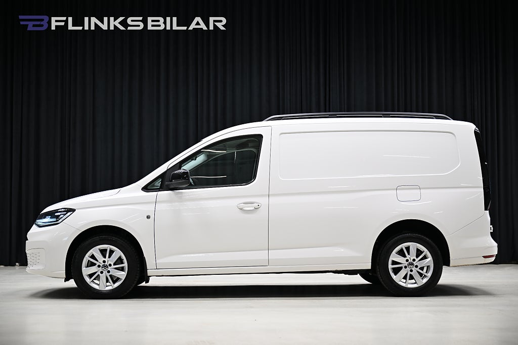 Volkswagen Caddy Maxi DSG 122HK Nedlackad|LED|Drag|Värmare|Lågmil|Leasbar